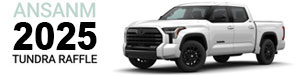 ANSANM 2025 Tundra Truck Raffle Logo